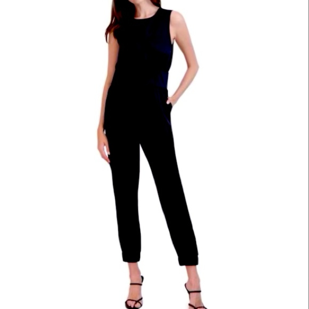 OOKIE & LALA Satin Sleeveless Jumpsuit